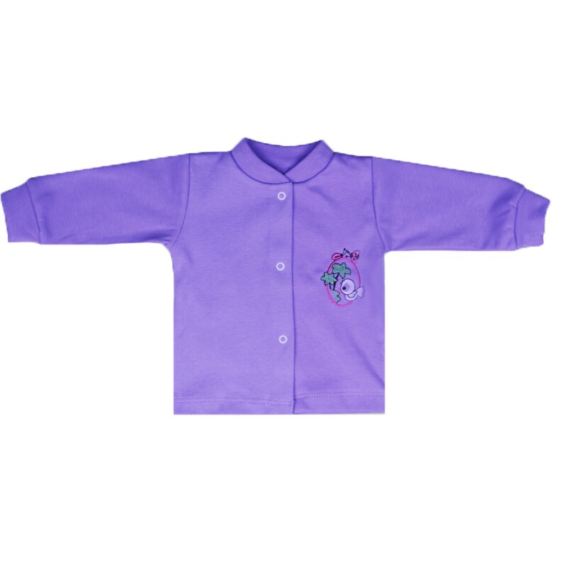 Bluza cu maneca lunga pentru fete Pifou BCP1MO, Mov, 62 cm