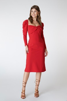 alina cernatescu rochie midi cu maneci bufante seratta rosu xs imagen 7_0_
0