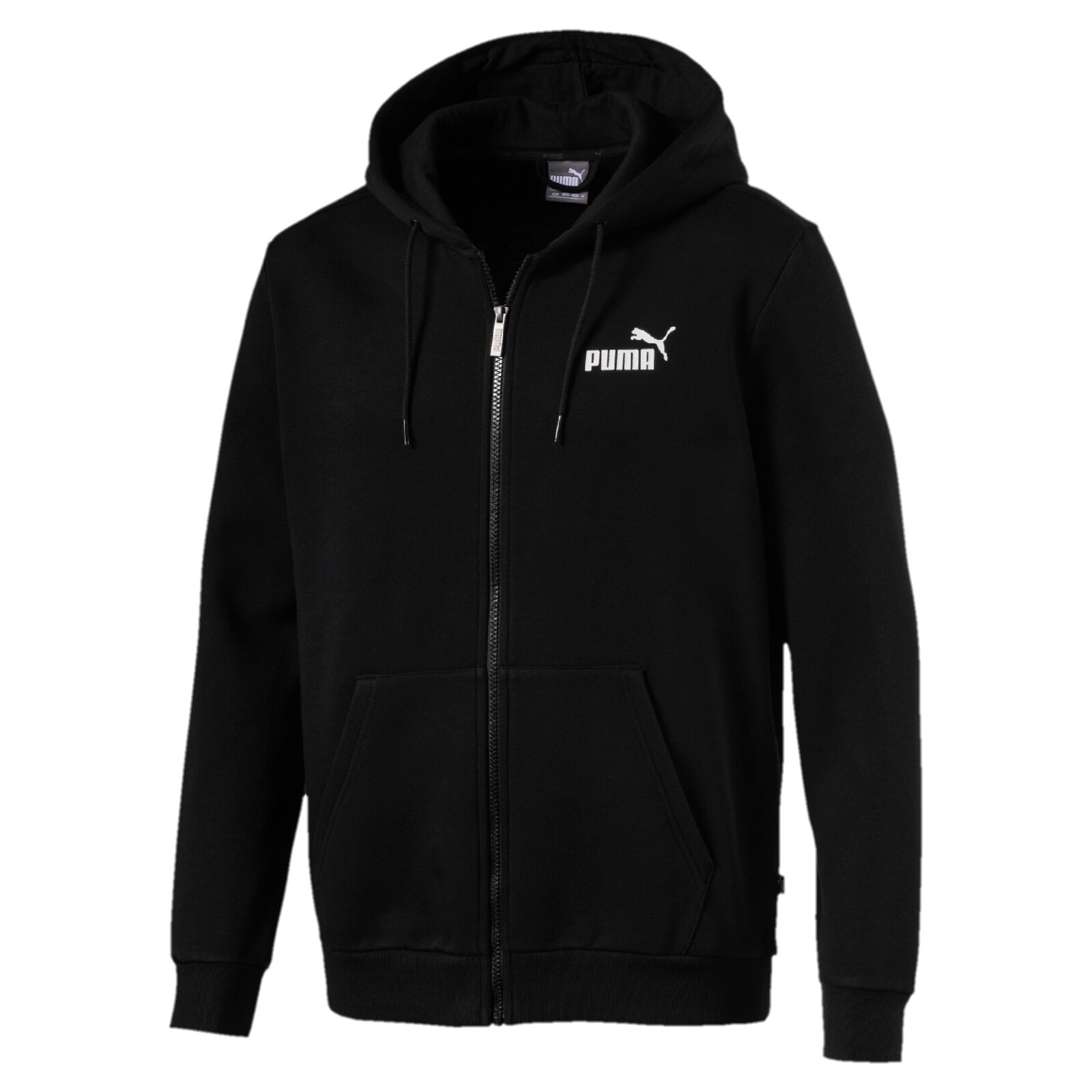 Hanorac barbati Puma Essentials Full Zip Fleece, Negru