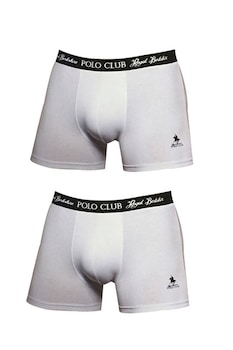 Set de boxeri barbati Polo Club BOX-POLO-2PK-M, 2 pack, Alb Set de boxeri barbati Polo Club BOX-POLO-2PK-M, 2 pack, Alb