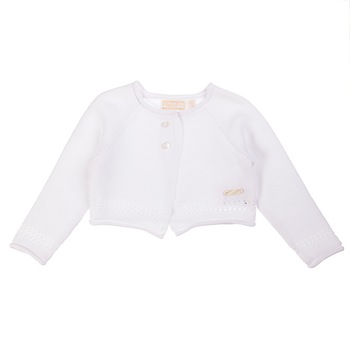 Cardigan Babybol fete, tricot, alb-crem Cardigan Babybol fete, tricot, alb-crem