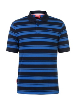 Tricou polo pentru barbati, Slazenger, Pique YD, Albastru inchis Tricou polo pentru barbati, Slazenger, Pique YD, Albastru inchis