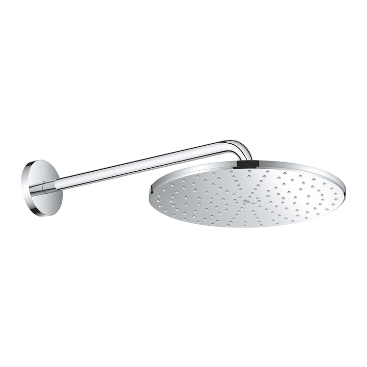 Dus, GROHE, Rainshower Mono I, Finisaj cromat StarLight, Brat de dus 420 mm, Argintiu