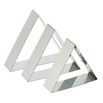 Rama din inox forma triunghi pentru patiserie si cofetarie, 200xH50mm Rama din inox forma triunghi pentru patiserie si cofetarie, 200xH50mm