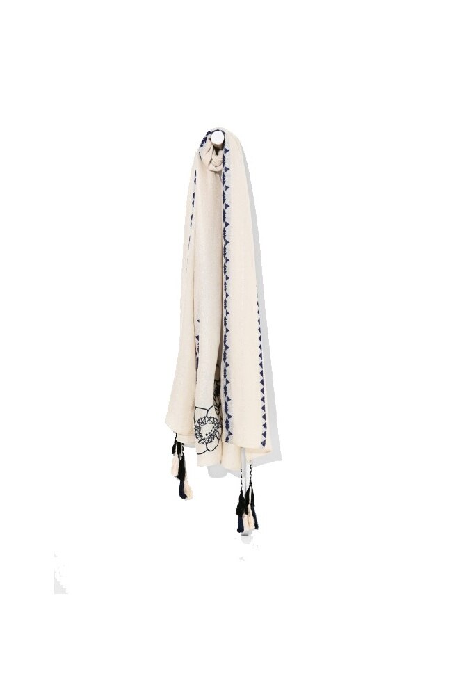 Esarfa, Desigual 71W9GC6, Bej/Albastru