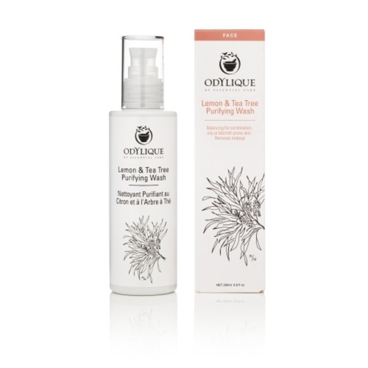 Crema curatare fata cu lamaie si tea tree, Odylique by Essential Care, 200 ml
