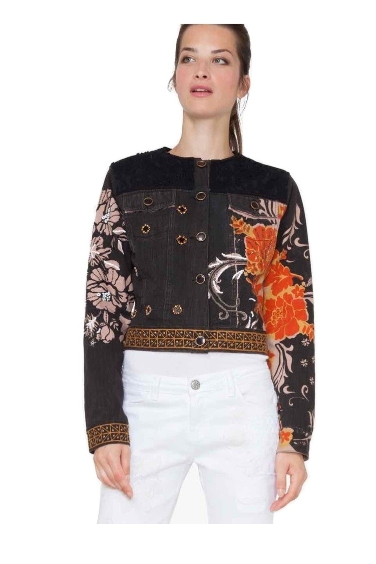 Geaca, Desigual 71E2JC5, Gri inchis