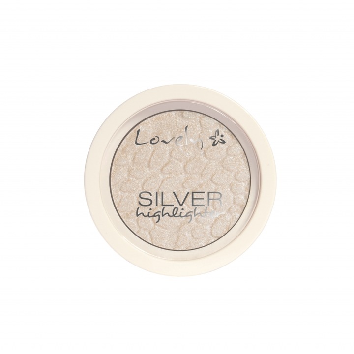 Lovely Highlighter Silver arcpúder, 00 ezüst