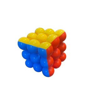 Magic cube Vision, cu profile rotundee, multicolorate Magic cube Vision, cu profile rotundee, multicolorate