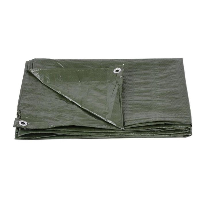 Водоустойчив брезент Strend Pro, Tarpaulin Light, 2x4 м, пръстени за закрепване, 65g/m²