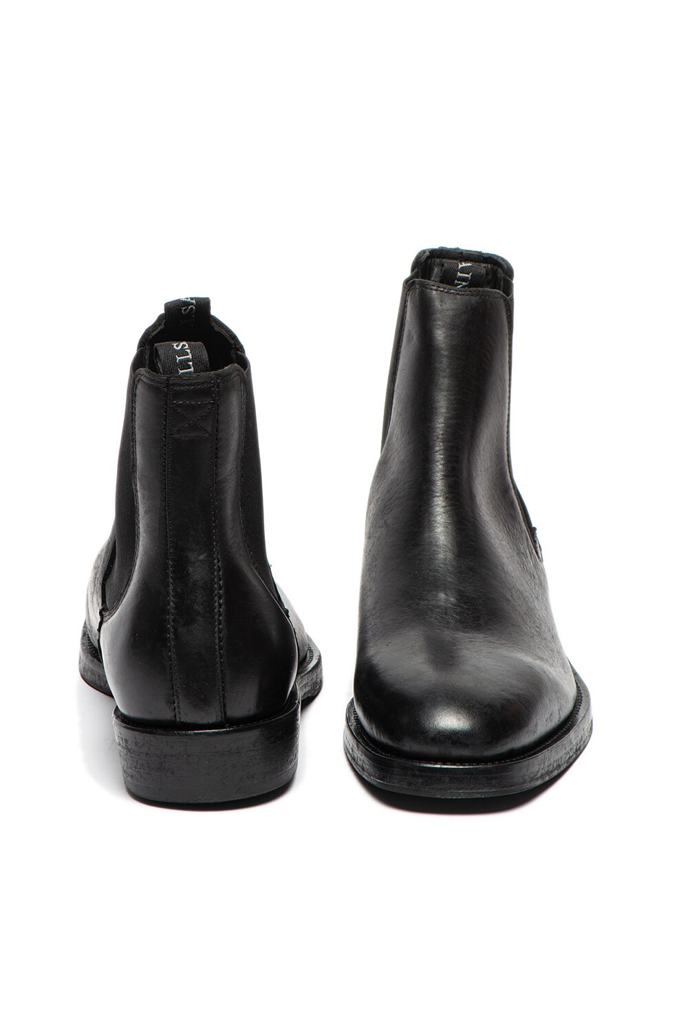 AllSaints Кожени боти Eli тип Chelsea, Черен, 45 eMAG.bg