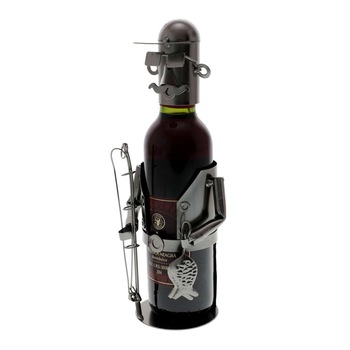 Suport Sticla Pescar cu Vin 375ml Suport Sticla Pescar cu Vin 375ml