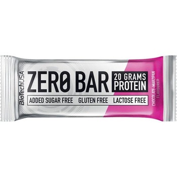 Baton cu Proteine Zero Bar Ciocolata cu Martipan 50 grame x 20 bucati Bio Tech USA Baton cu Proteine Zero Bar Ciocolata cu Martipan 50 grame x 20 bucati Bio Tech USA