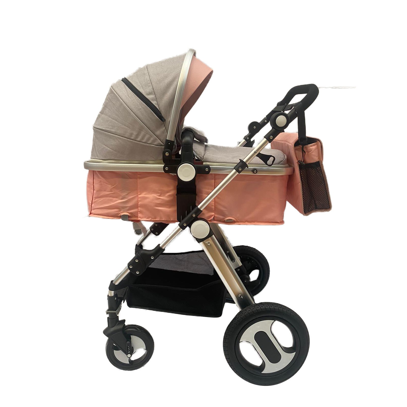 Carucior Reversibil, 2 in 1, transformabil landou-sport, Roz, Unitoys