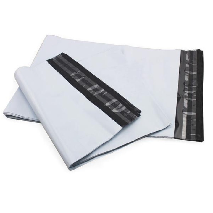 Set 100 Pungi tip plic pentru curierat autoadezive 20x30 cm9994041 Alb