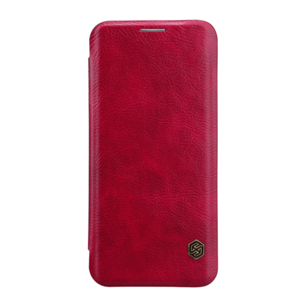 Husa tip carte Nillkin Qin pentru Huawei P40 Pro-Red