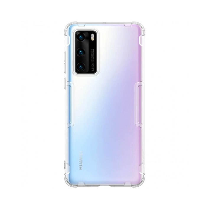 Husa din silicon Nillkin pentru Huawei P40, alb transparent