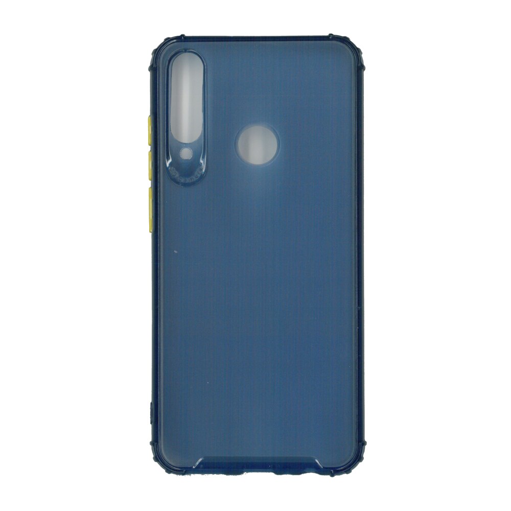 Husa din silicon matte crack, pentru Huawei Y6P, albastru