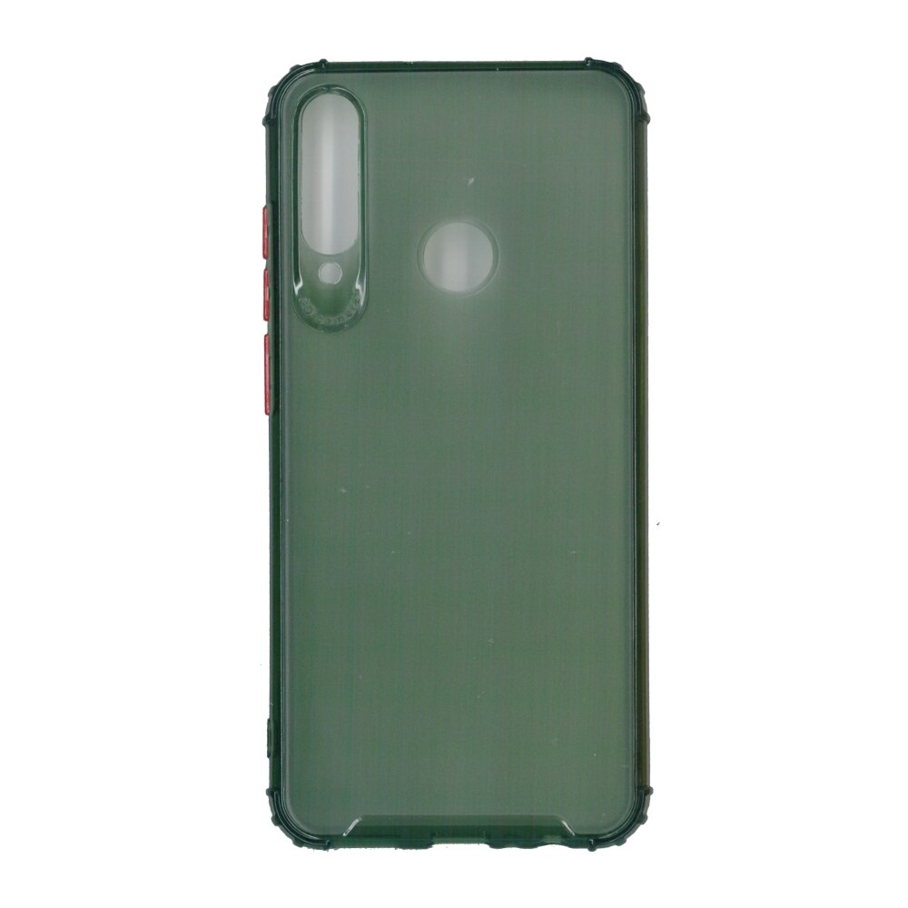 Husa din silicon matte crack, pentru Huawei Y6P, verde