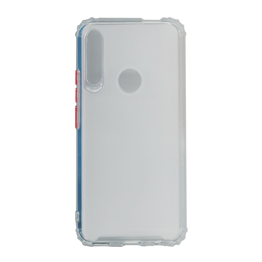 Husa din silicon matte crack, pentru Huawei P Smart Z, alb