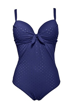 Costum de baie intreg modelator, model de lux cupe formate SP51 Imprimeu Aplicatii puncte argintii, Bleumarin Costum de baie intreg modelator, model de lux cupe formate SP51 Imprimeu Aplicatii puncte argintii, Bleumarin