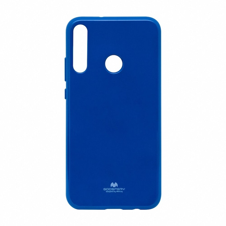 Husa din Silicon Mercury cu aspect perlat pentru Huawei P40 Lite E, Albastru