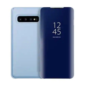 Husa Flip Mirror pentru Galaxy S10 Blue Husa Flip Mirror pentru Galaxy S10 Blue