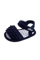 Chicco, Sandale velcro cu logo, bleumarin inchis, alb, 18 EU