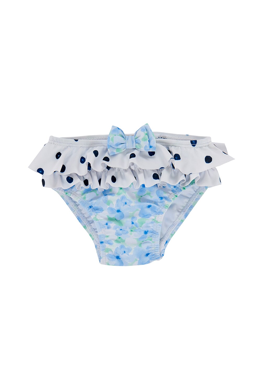 Chicco, Slip cu imprimeu si volane, Alb/Albastru, 62 CM