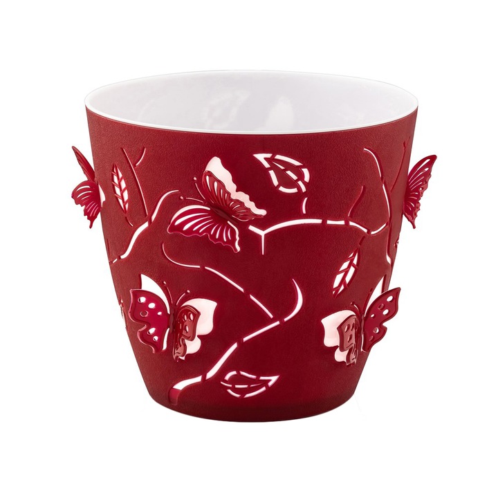 Ghiveci 3D nr.4 5.3 Litri ,rosu