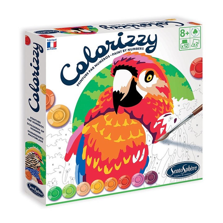 Colorizzy - Pictura pe numere - Papagali