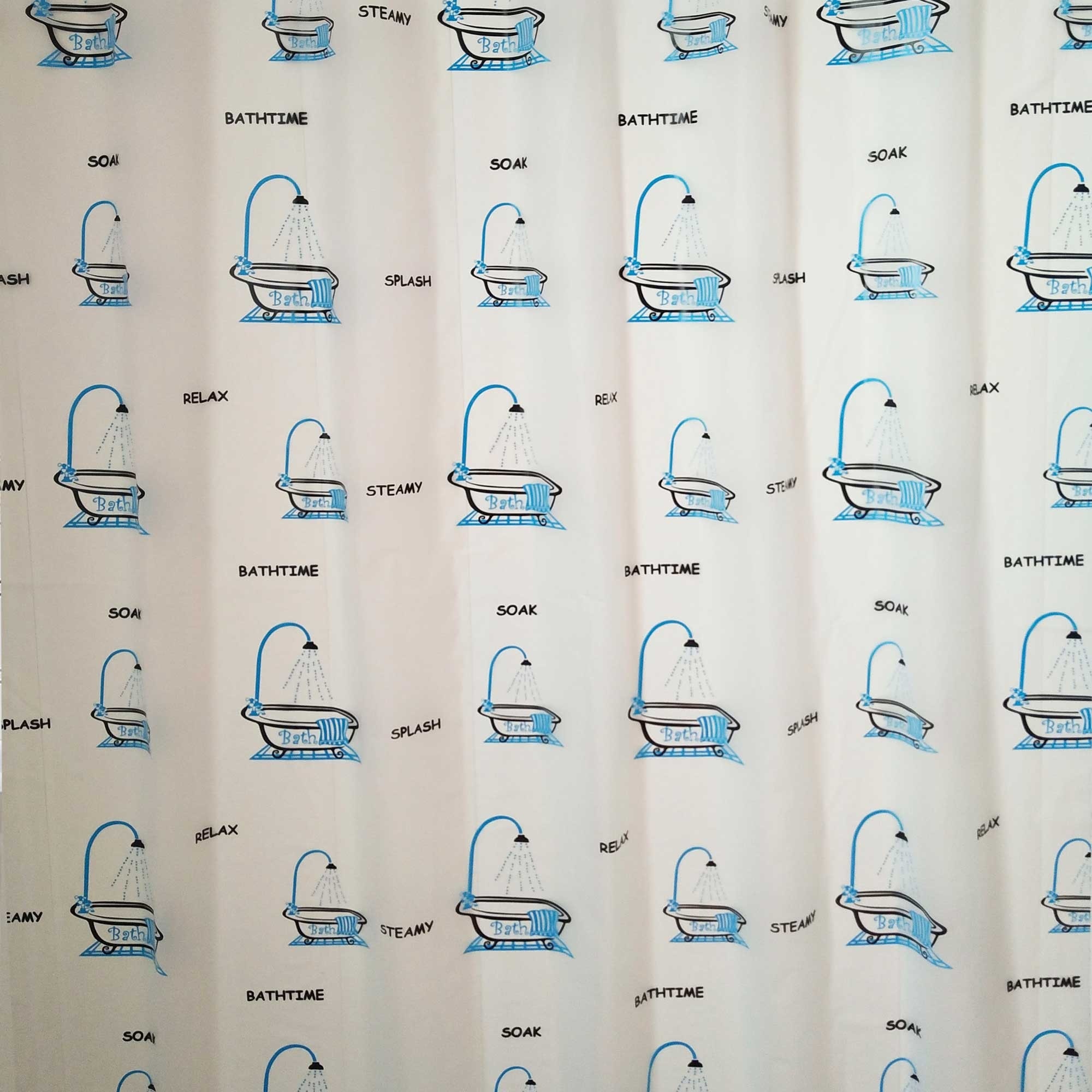 Perdea pentru baie,model cada, multicolor, material poliester, dimensiune 180 x 200 cm