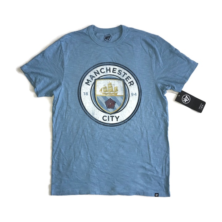 Tricou fotbal, 47 Brand, Manchester City, Albastru, M