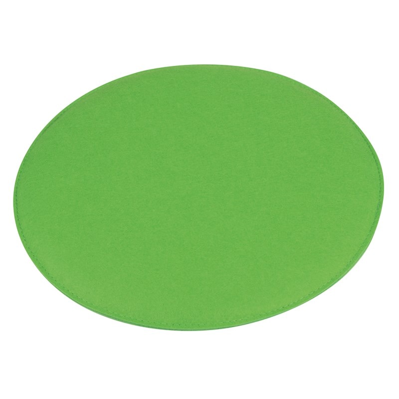 Perna scaun Weser Sit Down, verde, poliester, Ø35 cm