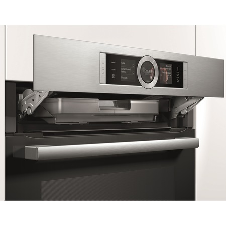 Cuptor incorporabil Bosch HSG636ES1, Electric, 71 l, 12 Functii, Convectie 4D, Clasa A+, Inox