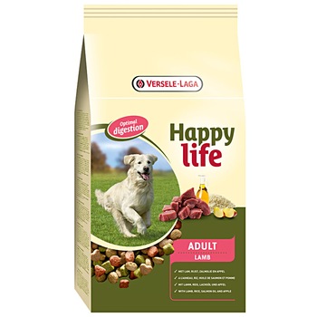 Hrana uscata pentru caini, Versele Laga Happy Life, Adult, Miel, 15Kg Hrana uscata pentru caini, Versele Laga Happy Life, Adult, Miel, 15Kg