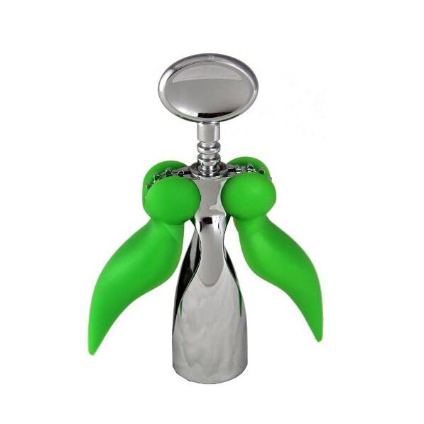 Tirbuson Casa Bugatti, Lola, cu maner din polipropilena de inalta calitate si corp din otel inoxidabil placat cu zamac, vernil, design 2020