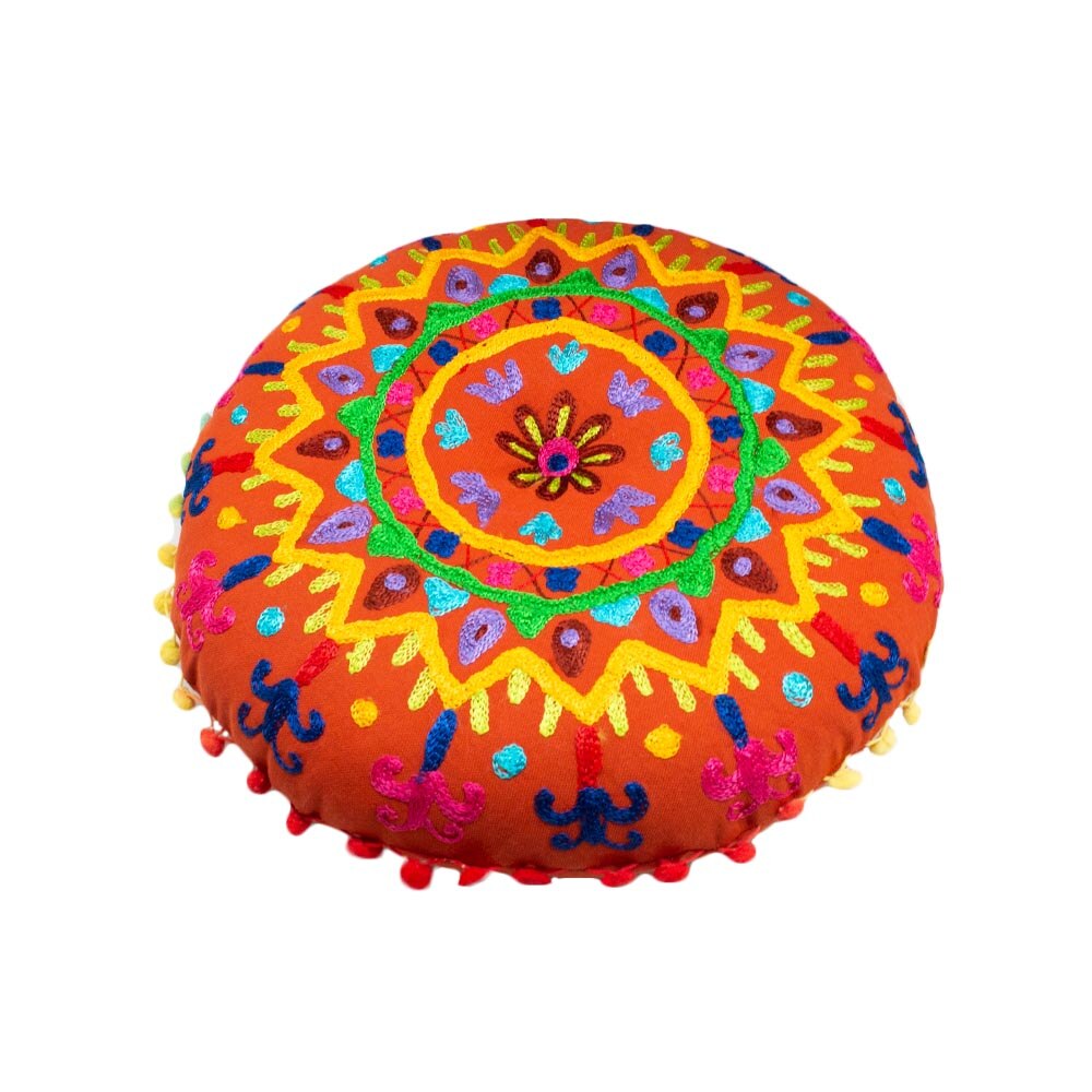 Perna Meditatie, Yoga, din bumbac, Umplutura Poliester, SNT 891, 40x8 cm