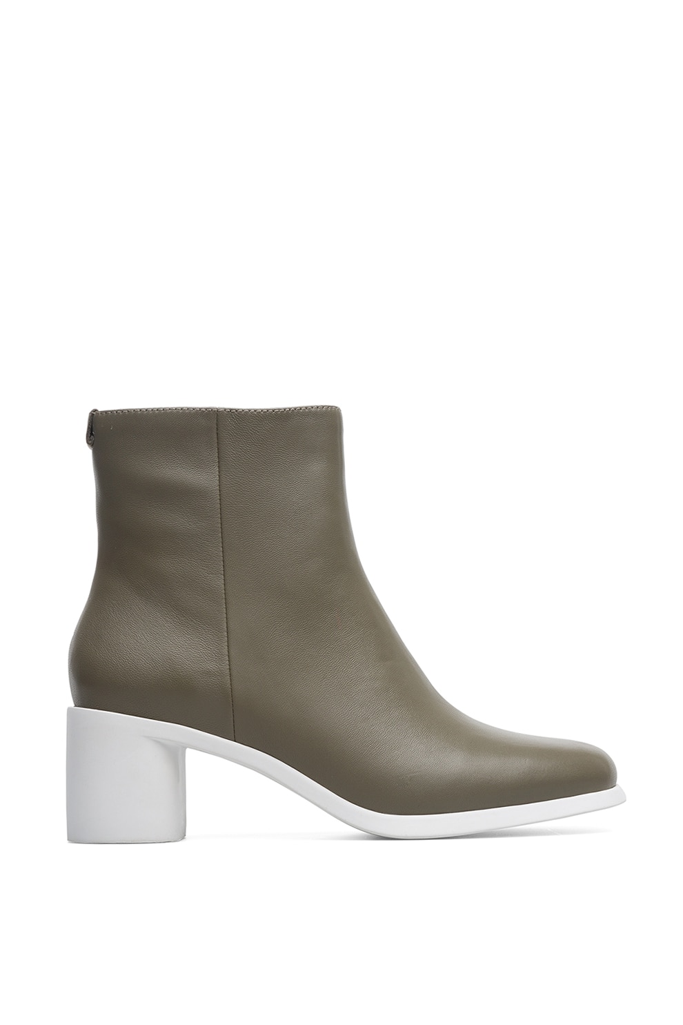 Camper, Botine de piele cu toc masiv