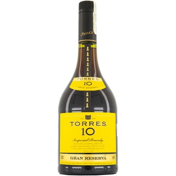 Brandy Torres 10 Imperial, Gran Reserva, 38%, 1l Brandy Torres 10 Imperial, Gran Reserva, 38%, 1l