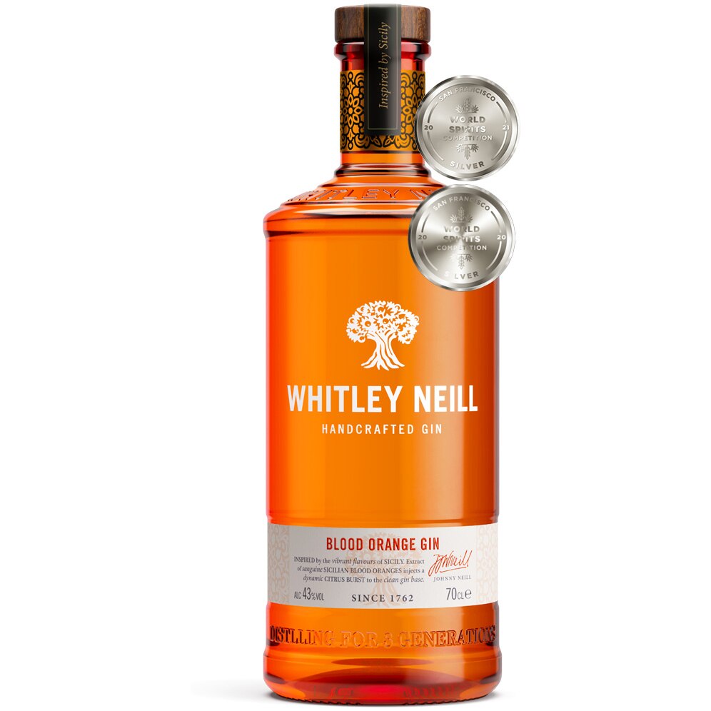 Gin Whitley Neill Blood Orange Gin, 43%, 1l