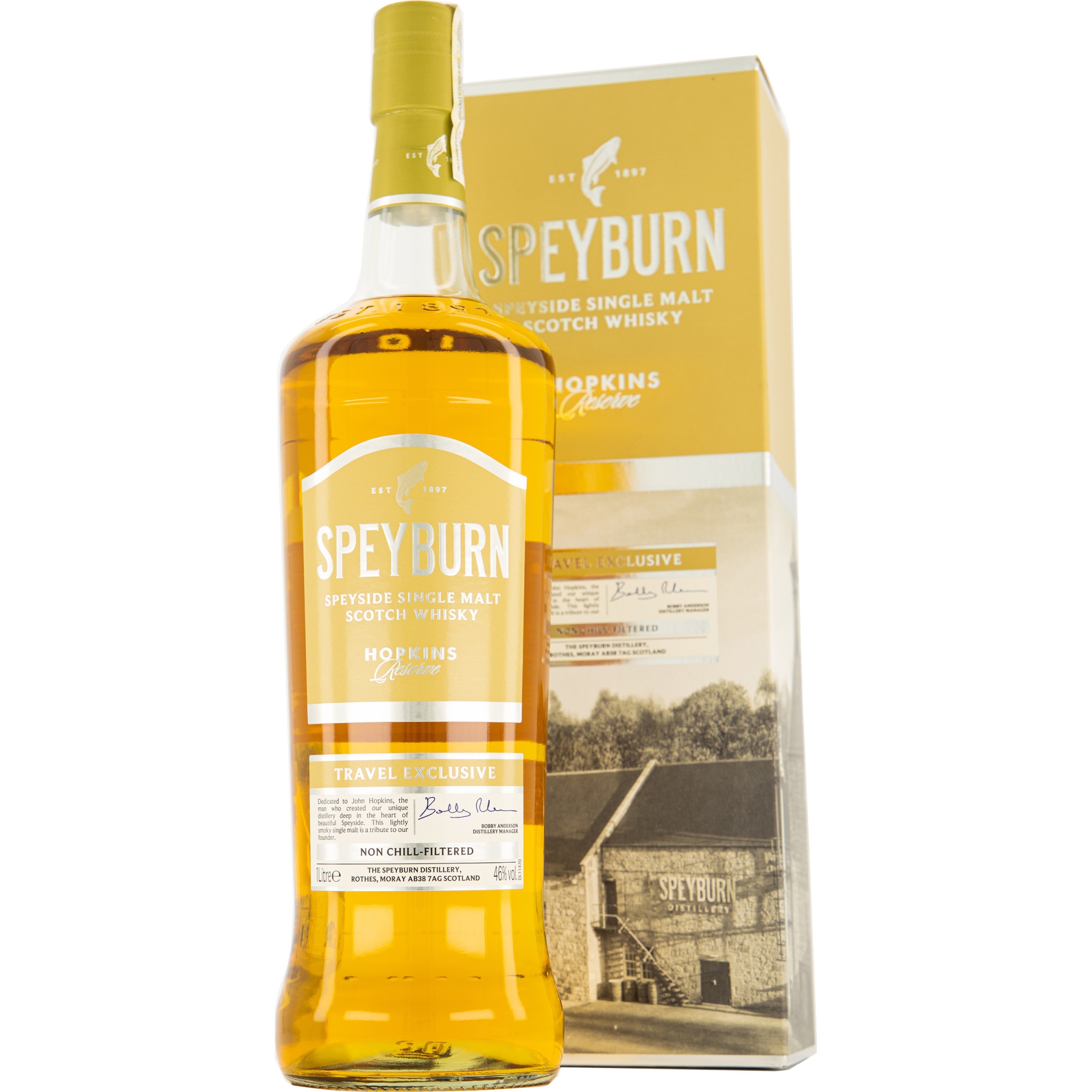 Whisky Speyburn Hopkins Reserve, Single Malt ,46%, 1l