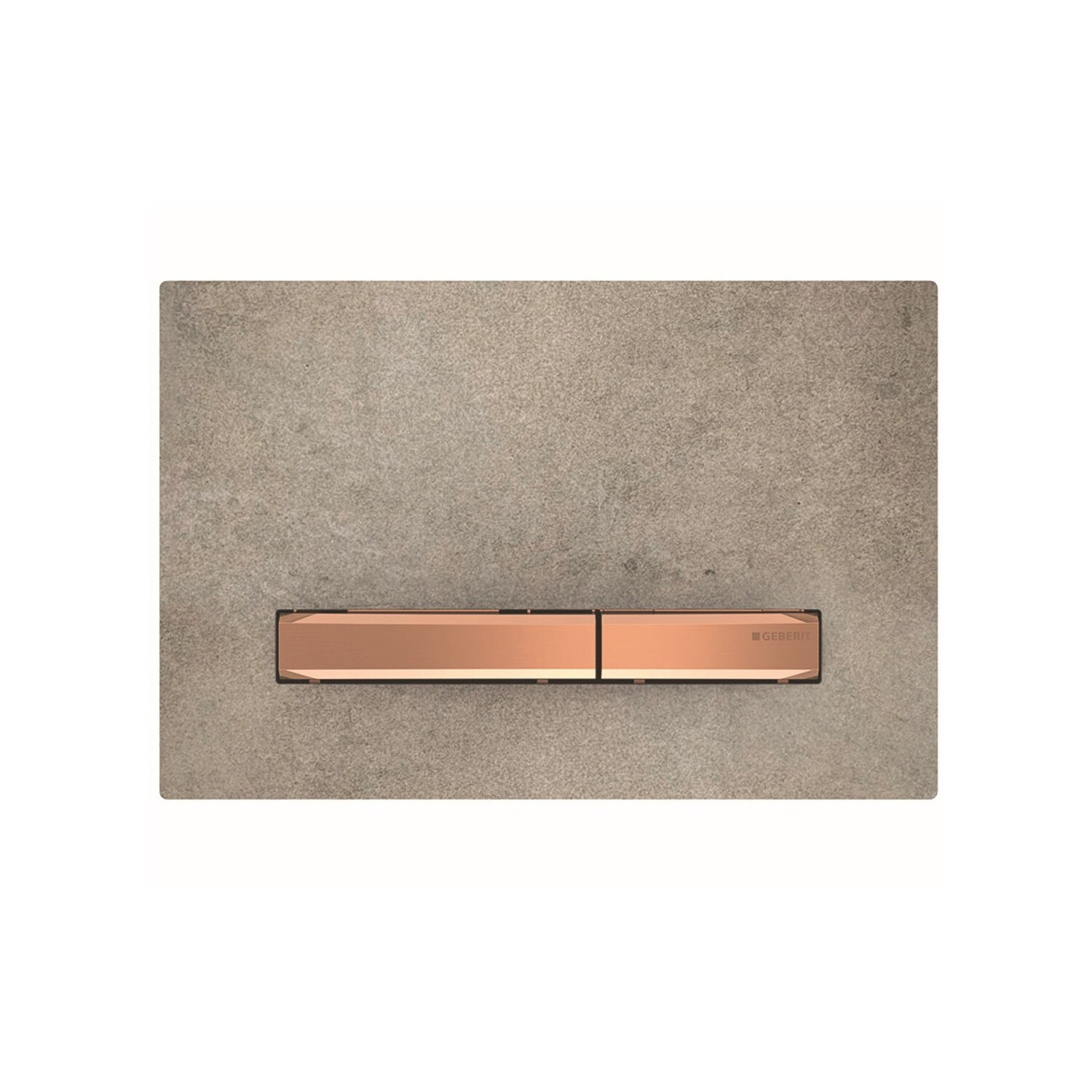Clapeta actionare Geberit Sigma50 aspect beton rose gold