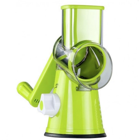 Razatoare Manuala cu 3 Lame Rotative din Inox, pentru Legume, Branzeturi, Nuci, Verde