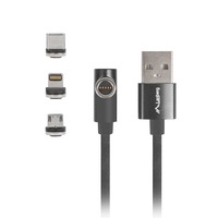 cablu magnetic angular 90 grade combo led  premium qc 30  lanberg 42747 conectori magnetici microusb tata usb tip c tata si lightning 8-pin apple tata lungime 1m usb 20 negru imagen 48_0_
0