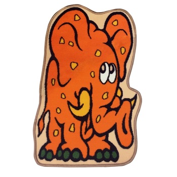 Covoras camera copii Yana Pro Elefant polipropilena dreptunghiular portocaliu50 x 80 cm Covoras camera copii Yana Pro Elefant polipropilena dreptunghiular portocaliu50 x 80 cm