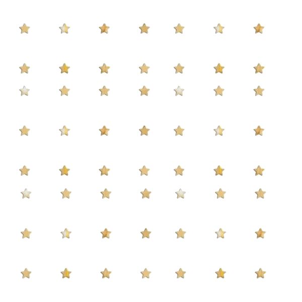 Set 100 Stelute glow autoadezive, oglinda acrilica, dimensiune 2.25x2 cm, culoare auriu