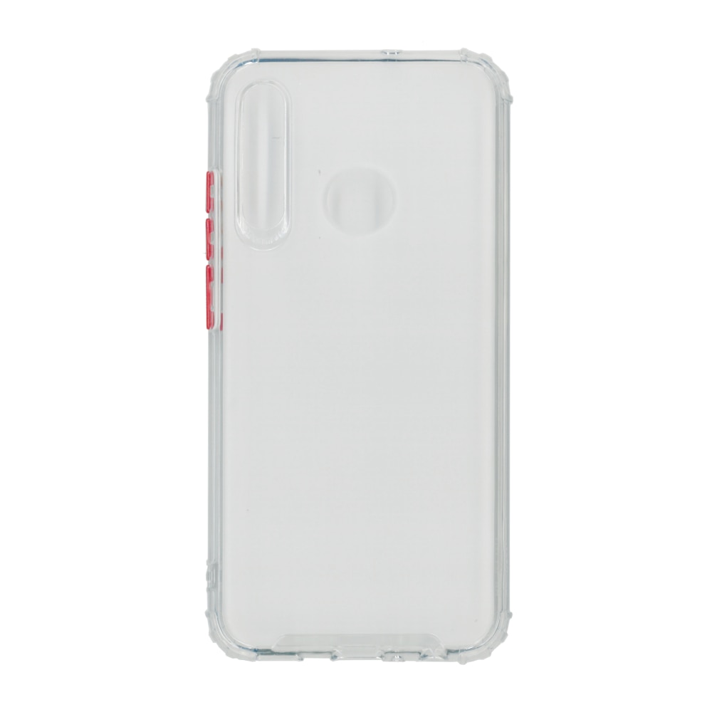 Husa din silicon matte crack, pentru Huawei P Smart 2019, alb