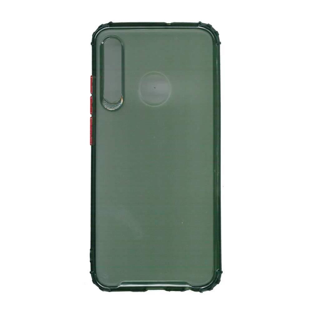 Husa din silicon matte crack, pentru Huawei P Smart 2019, verde