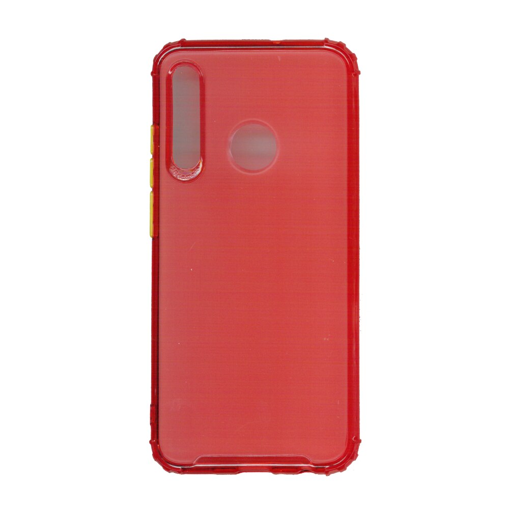 Husa din silicon matte crack, pentru Huawei P Smart 2019, rosu